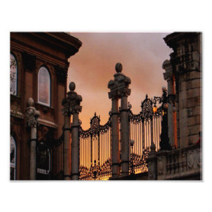 Gothic Sunset in Budapest Photo Print