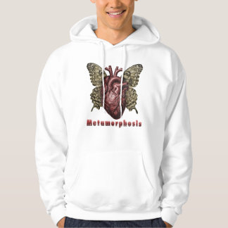 Gothic Surreal Metamorphosis – Heart and Butterfly Hoodie