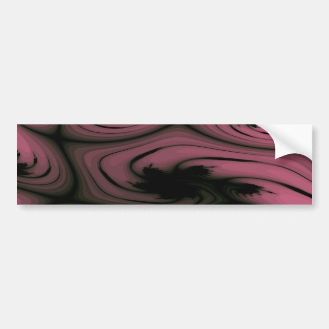 Gothic Swirls Bumper Sticker (Front)