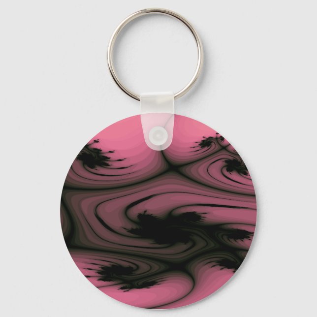 Gothic Swirls Keychain (Front)