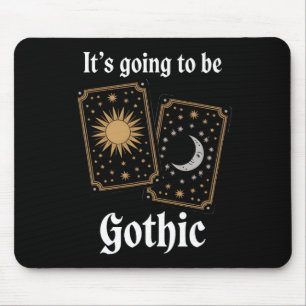 Gothic Tarot Cards Fortune Mediaeval Literature Mo Mouse Pad