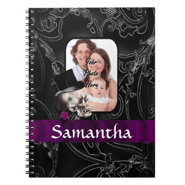 Gothic tattoo skull notebook (Front)