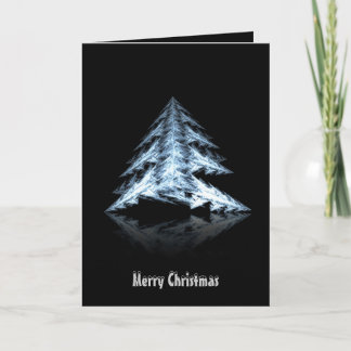 Gothic Tree Merry Christmas Holiday Card