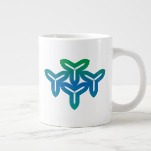 Gothic Tri-blade Large Coffee Mug