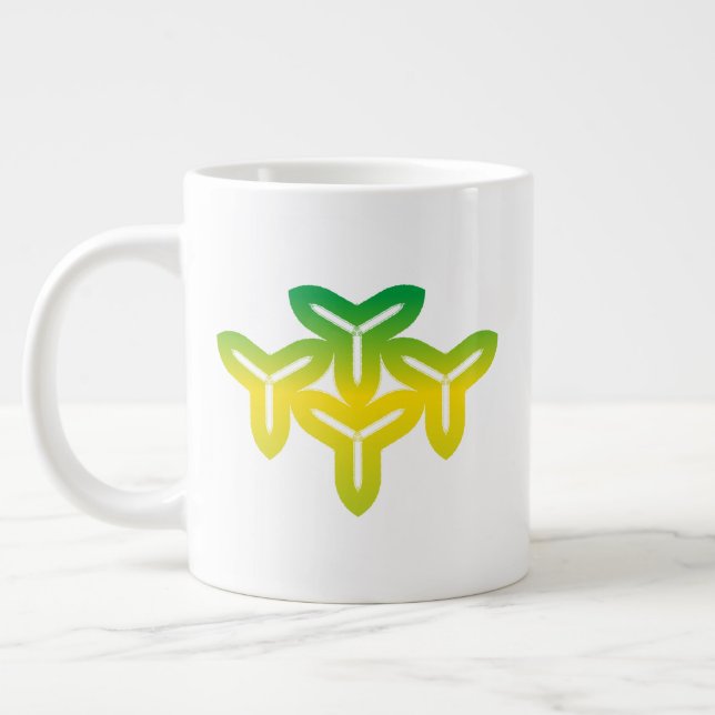 Gothic Tri-blade Large Coffee Mug (Left)