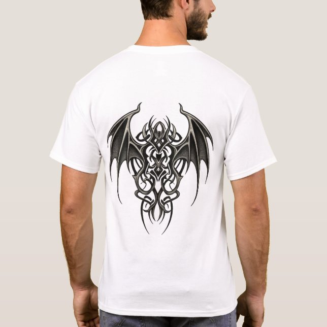 Gothic Tribal Knot T-Shirt (Back)