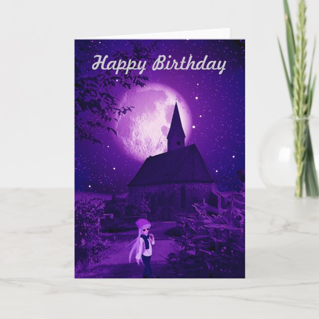Gothic Tween Birthday Card (Front)