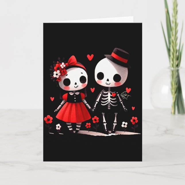 Gothic Valentine  Card (Front)