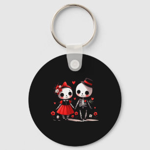Gothic Valentine Key Ring