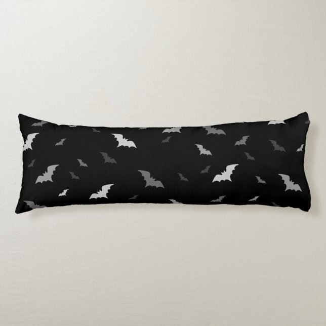 🦇 Gothic Vampire Bats Body Cushion (Front)
