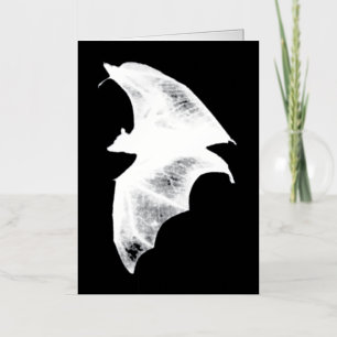 Gothic Vampire Bats Foil Greeting Card