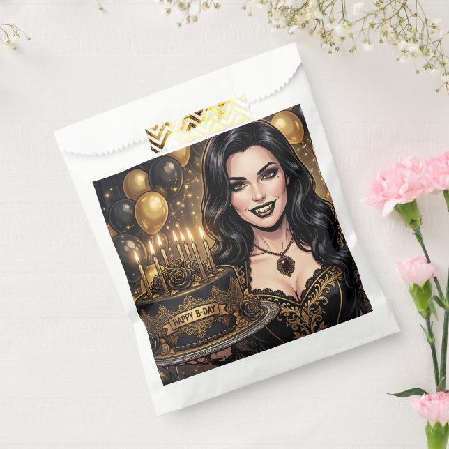 Gothic Vampire Birthday Party Dark Fantasy  Favour Bag (Sealed)