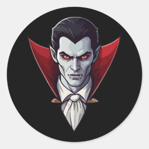 🦇 Gothic Vampire Black Sticker 🖤🎃