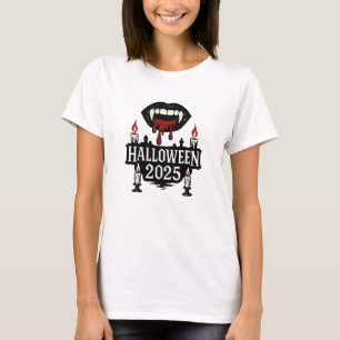 Gothic Vampire Halloween T-Shirt