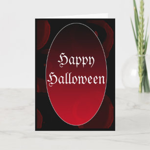 Gothic vampire HappyHalloween Card