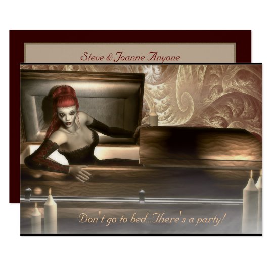 Gothic Vampire Party Invitation