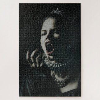 Gothic Vampire Queen Jigsaw Puzzle – Dark Fantasy