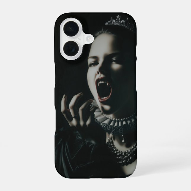 Gothic Vampire Queen Phone Case – Dark Fantasy Aes (Back)