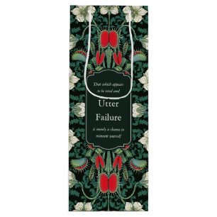 Gothic Venus Flytrap Custom Sentiments Wine Gift Bag