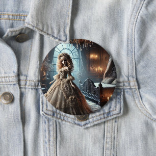 Gothic Victorian Doll – Enchanted Dark 10 Cm Round Badge
