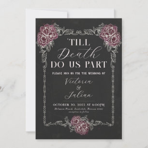 Gothic Victorian Wedding Party Invitation