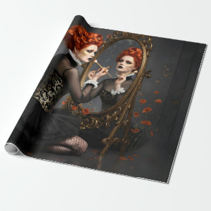 Gothic Vintage Art Design Wrapping Paper