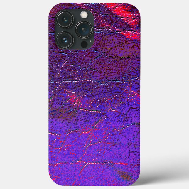 Gothic violet to red  enlarged leather stained     Case-Mate iPhone case (Back)