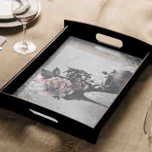 Gothic Vogue   Muted Pastel Rose Fashion Stiletto Tissue Paper