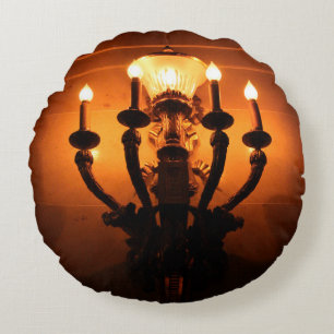 Gothic Wall Sconce  Round Cushion