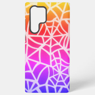 Gothic Web Velocity Black White Spider Web Designe Samsung Galaxy Case
