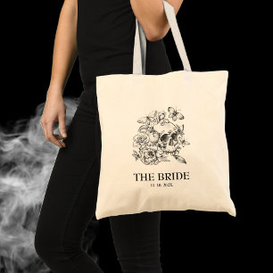 Gothic Wedding Bride  Tote Bag
