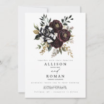 Gothic Wedding Invitation