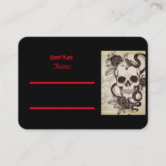 Gothic wedding invitation