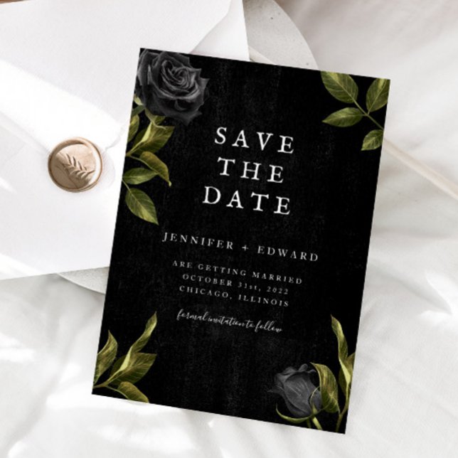 Gothic Wedding Save The Date (Creator Uploaded)