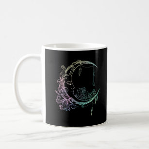 Gothic Wicca Crescent Pastel Goth Moon Coffee Mug