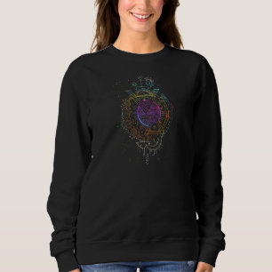 Gothic Wiccan Witch Sacred Geometry Dark Magic Occ Sweatshirt