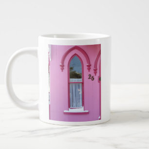 Gothic Window and Snow - Martha's Vineyard Large Coffee Mug