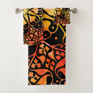 Gothic Window Rainbow Pride Bath Towel Set