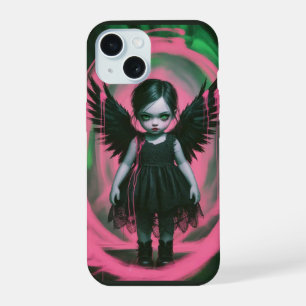 Gothic Wing Girl Halloween Art iPhone / iPad case