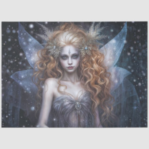 Gothic Winter Fairy – Ice Enchantress Fantasy Tissue Paper