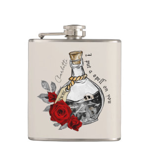 Gothic Witch Love Potion Hip Flask