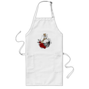 Gothic Witch Love Potion Long Apron