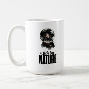 Gothic Witch Nature Full Moon Design mug