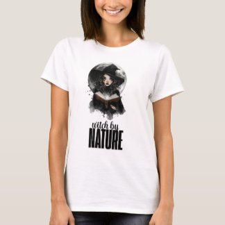 Gothic Witch Nature Full Moon Design || T-Shirt