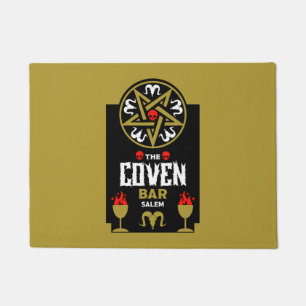 Gothic Witch Punk Halloween Doormat