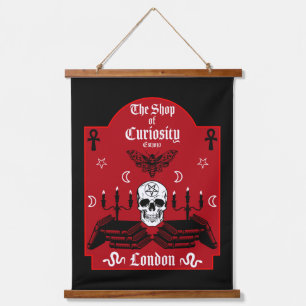 Gothic Witch Punk Halloween Hanging Tapestry