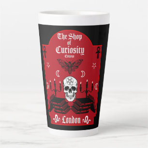 Gothic Witch Punk Halloween Latte Mug