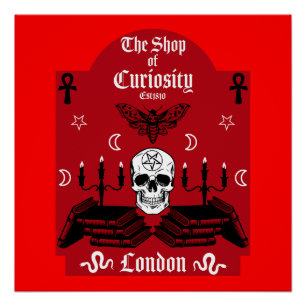 Gothic Witch Punk Halloween Poster