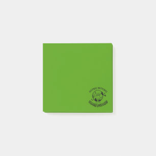 Gothic Witches Zombie Stitches Green Post-it Notes