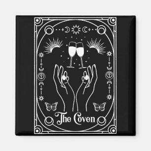 Gothic Witchy Coven Bride Tarot Halloween Bachelor Magnet